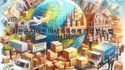화천군 사내면 이사, 똑똑하게 견적 받는 법 🚚🏡 #이사서비스